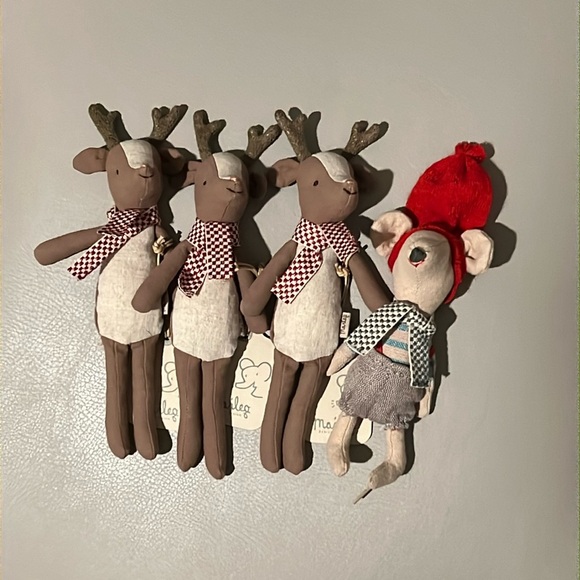 Maileg Other - Maileg Deer Big Brother with Maileg Ribbon Scarf (Please Read)